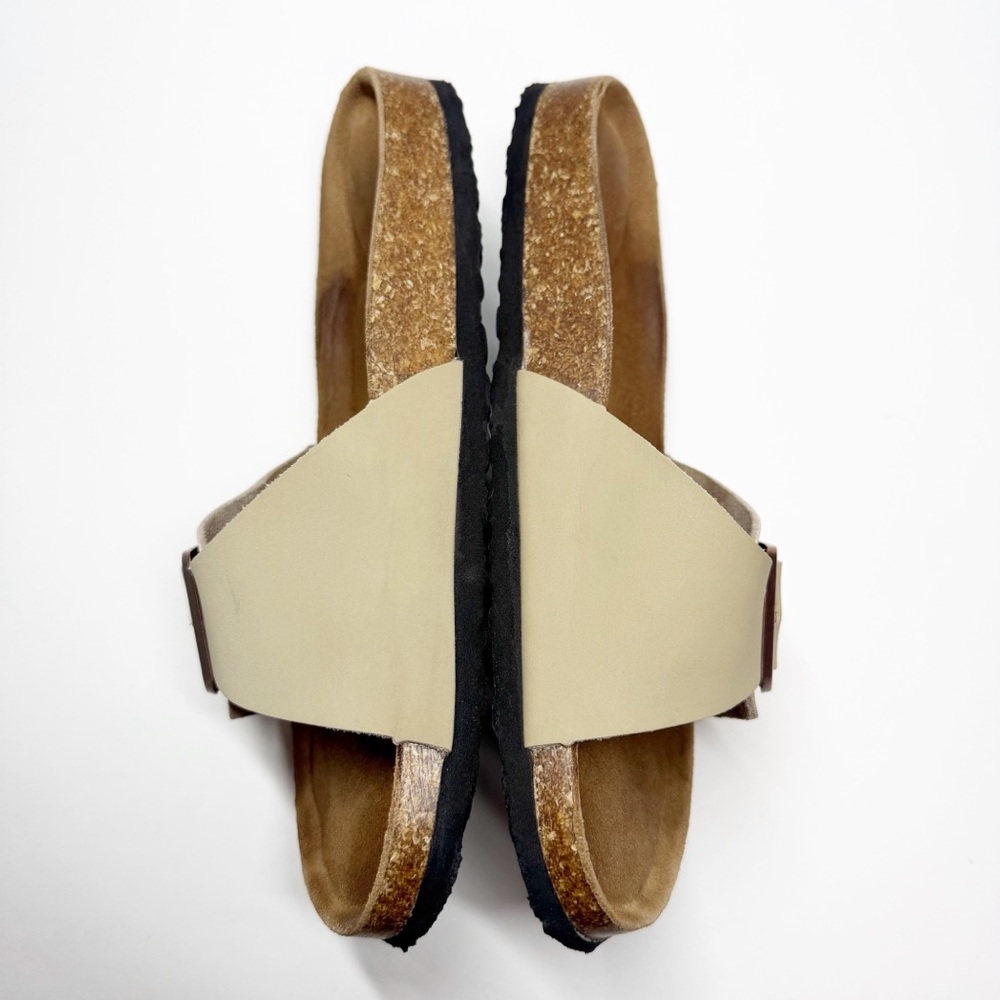 Project Cloud Big Buckle Memory Foam Leather Slid… - image 7